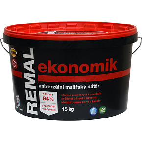 REMAL Ekonomik uniwersalna farba malarska na ścianę, 15 kg
