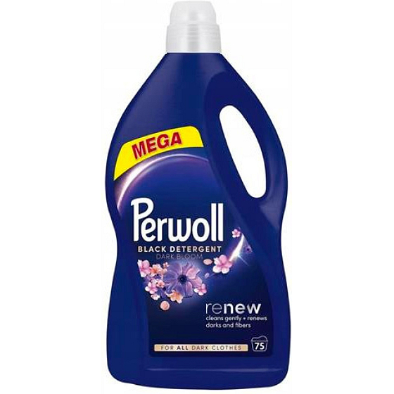 Perwoll żel do prania Mega Renew Dark Bloom 75 prań, 3750 ml