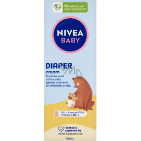 Nivea Baby Ochranný krém na zadeček, 100 ml Nivea Baby Ochranný krém na zadeček, 100 ml