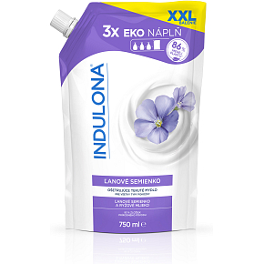 Indulona płynne mydło lniane nasiona uzupełnienie, 750 ml