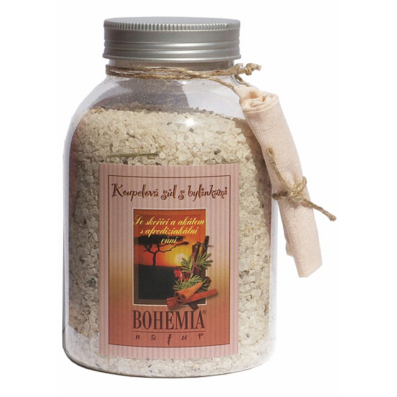 Bohemia Gifts Skořice i Akacja cierniowa z afrodyzjakalnym pudrem do kąpieli 1,2 kg
