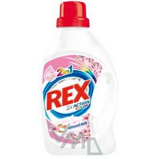 Rex 2v1 Almond Milk gel na praní barevného prádla 1,5 l