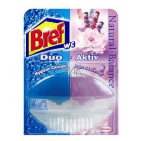Bref Duo Aktiv Extra Clean & Fresh Levandule WC gel komplet závěs 60 ml Bref Duo Aktiv Extra Clean & Fresh Levandule WC gel komplet závěs 60 ml