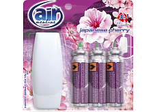 Air Menline Japanese Cherry odświeżacz powietrza urządzenie i wkład 3× 15 ml