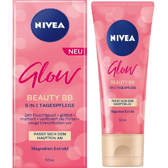 Nivea Glow Beauty BB denní krém zmatňující pro problematickou pleť 50 ml