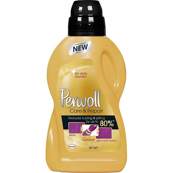 Perwoll Care & Repair prací gel obnovuje vlákna, brání žmolkování 50 dávek 3 l