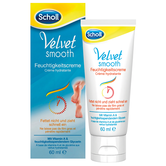 Scholl Velvet Smooth Esenciální hydratační krém 60 ml