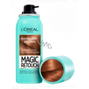 Loreal Paris Magic Retouch korektor do włosów siwych i odrostów 06 Mahogany Brown 75 ml Loreal Paris Magic Retouch korektor do włosów siwych i odrostów 06 Mahogany Brown 75 ml