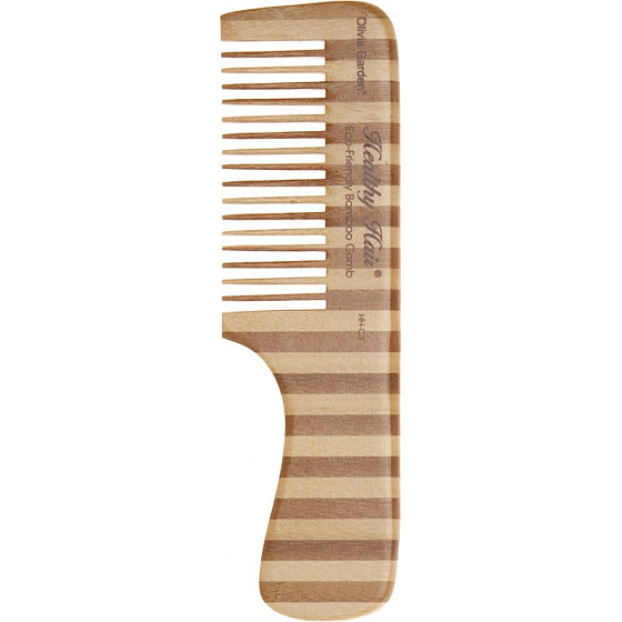 Olivia Garden Bamboo Healthy Hair Comb 3 bambusový hřeben s antistatickým efektem Eco
