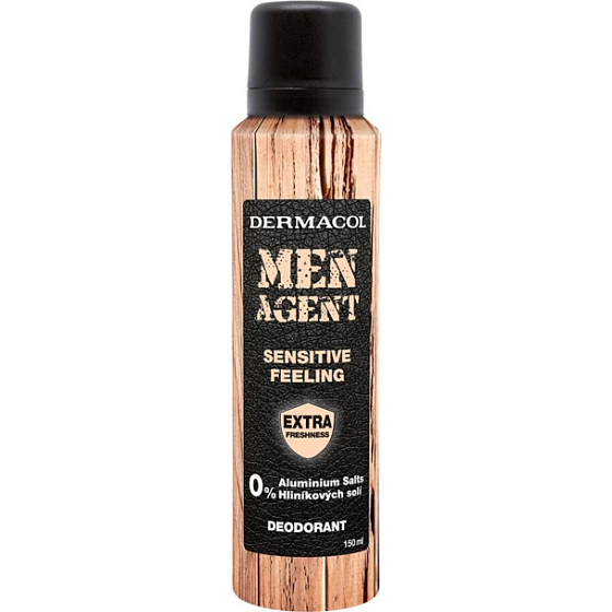 Dermacol Men Agent Sensitive Feeling deodorant sprej pro muže 150 ml