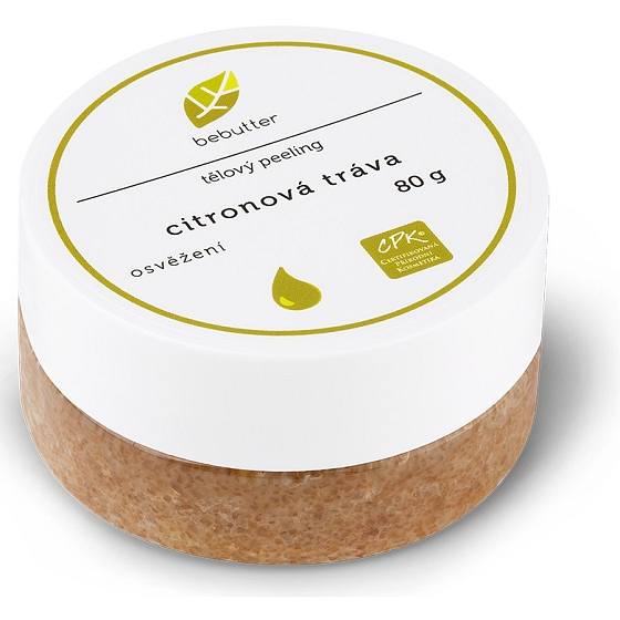 Aromatica Bebutter Bio Citronová tráva tělový peeling 80 g