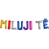 Albi Nafukovací text Miluji Tě 49 cm