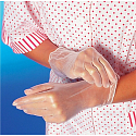 Wimex Rukavice hygienické jednorázové vinylové pudrované bílé, velikost L, box 100 kusů