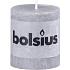 Bolsius Rustic svíčka šedá válec 68 x 80 mm