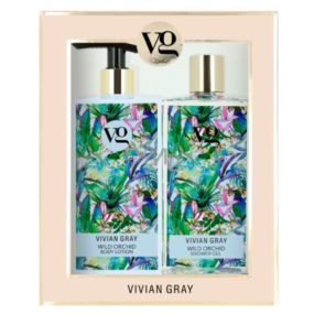 Vivian Gray Sensational Wild Orchid sprchový gel + tělové mléko 2 x 350 ml, dárková sada