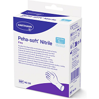 Peha-soft Nitril Jednorázowe rękawice ochronne rozmiar S, 10 szt.