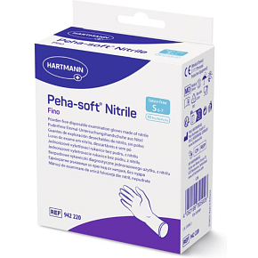 Peha-soft Nitril Jednorázowe rękawice ochronne rozmiar S, 10 szt.
