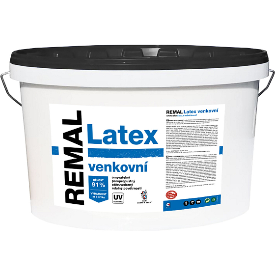 REMAL V2065 lateks zewnętrzny, biały, 10 kg