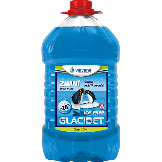 Velvana Glacidet Ice Free -20 °C, niezamarzająca mieszanka do spryskiwaczy, 3 l