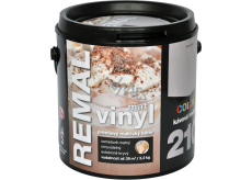 REMAL Vinyl Color mat omyvatelná barva na zeď, 210 kávově hnědá, 3,2 kg
