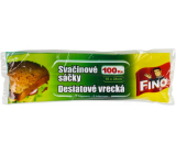 Fino mikroténové sáčky s klipsem 18 x 20 cm, 100 ks, 7µm