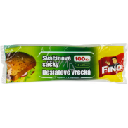 Fino torebki mikrotwórcze z klipsem 18 x 20 cm, 100 szt., 7µm