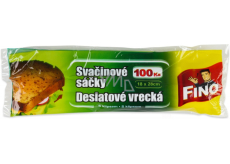 Fino mikroténové sáčky s klipsem 18 x 20 cm, 100 ks, 7µm