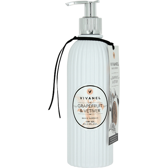 Vivian Gray Vivanel Grapefruit & Vetiver luxusní jemné tělové mléko 300 ml