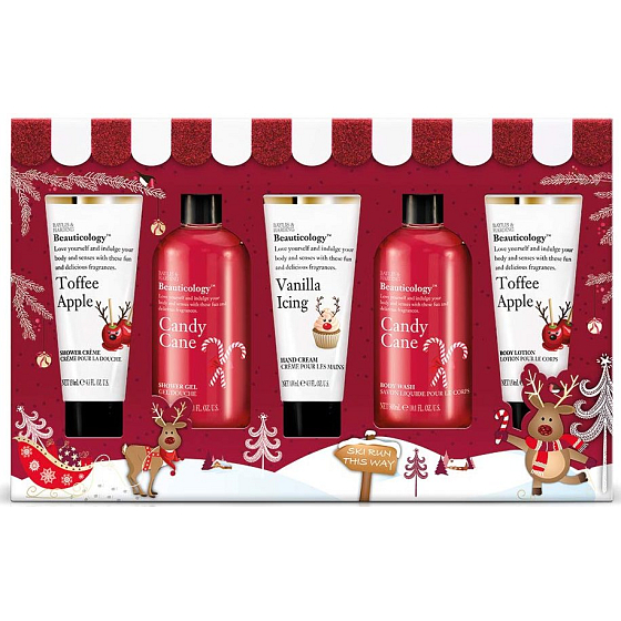 Baylis & Harding Rudolfova dobrodružství sprchový gel 300 ml + mycí gel 300 ml + sprchový krém 130 ml + krém na ruce 130 ml + tělové mléko 130 ml, kosmetická sada