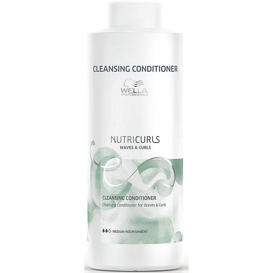 Wella Nutricurls Waves & Curls Cleansing čisticí kondicionér 1000 ml maxi