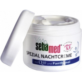 SebaMed Anti-Ageing Q10 Night Cream pleťový noční krém proti vráskám 75 ml