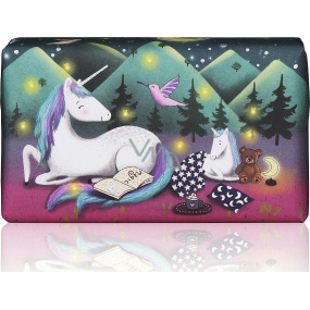 English Soap Wonderful Animals Unicorn - Cudowne zwierzęta Jednorożec naturalne perfumowane mydło toaletowe z masłem shea dla dzieci 190 g