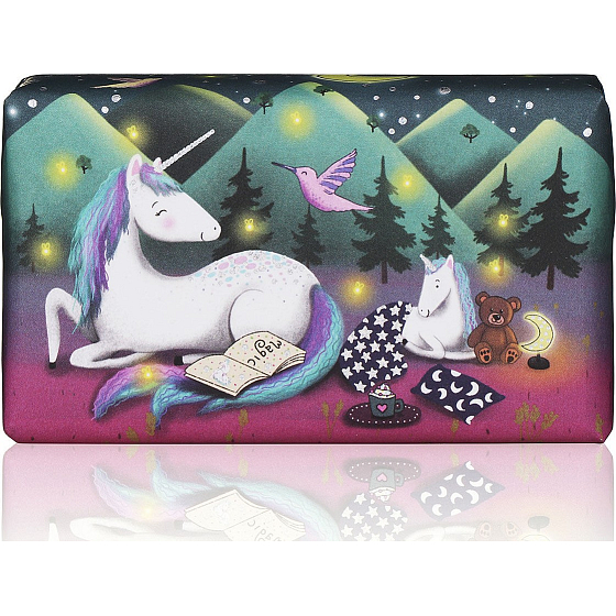 English Soap Wonderful Animals Unicorn - Cudowne zwierzęta Jednorożec naturalne perfumowane mydło toaletowe z masłem shea dla dzieci 190 g