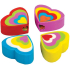 Ditipo Heart guma ve tvaru srdíčka 3,5 x 3 cm různé barvy