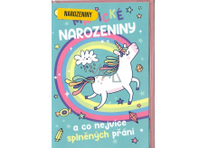 Nekupto Życzenia urodzinowe Magiczne urodziny Jednorożec 115 x 170 mm