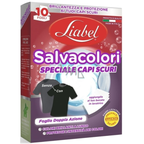Liabel Wash Black ubrousky do pračky na černé prádlo 10 kusů Liabel Wash Black ubrousky do pračky na černé prádlo 10 kusů