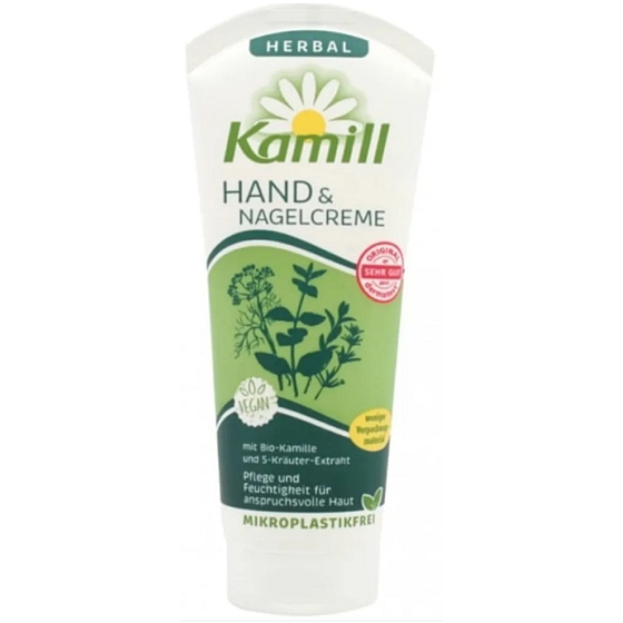 Kamill Herbal Vegan kojący krem do rąk i paznokci 100 ml