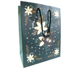Torebka papierowa z uchwytem WBM 2429 zielona CZ/xSK/HU
