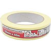 Mako Komfort taśma klejąca maskująca gładka, 7 dni, do 60 °C, 25 mm × 50 m