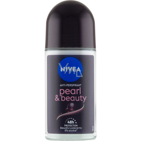 Nivea Pearl & Beauty Black kuličkový antiperspirant, 50 ml Nivea Pearl & Beauty Black kuličkový antiperspirant, 50 ml