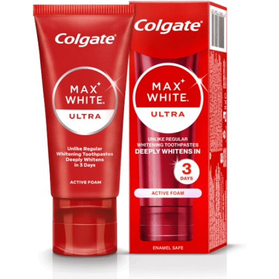 Colgate Max White pasta do zębów Ultra Active Foam 50ml