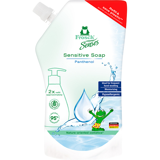 Frosch Sensitive płynne mydło dla dzieci uzupełnienie, 500 ml