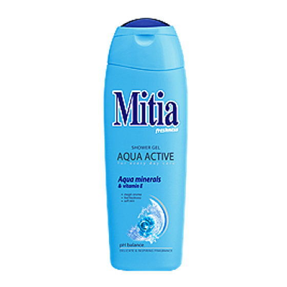 Mitia Freshness Aqua Active zklidňující sprchový gel 400 ml