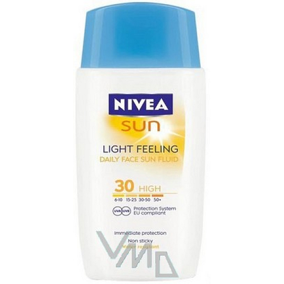 Nivea Sun Light Feeling SPF30 lehký pleťový krém na opalování­ 50 ml