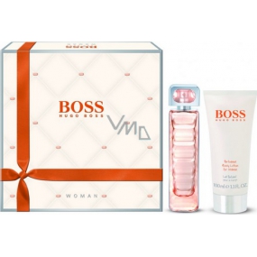 Hugo Boss Orange Woman toaletní voda 50 ml + tělové mléko 100 ml, dárková sada