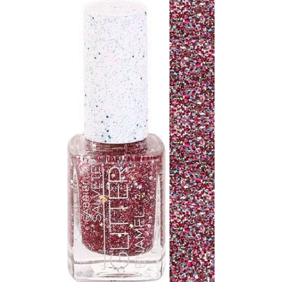 Gabriella Salvete Glitter Enamel lak na nehty 02 Cold Red 11 ml