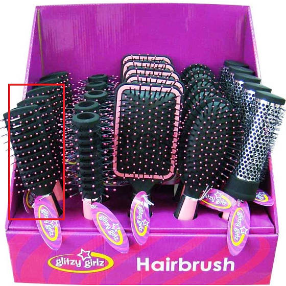 Glitzy Girlz Kartáč na vlasy střední obdélník