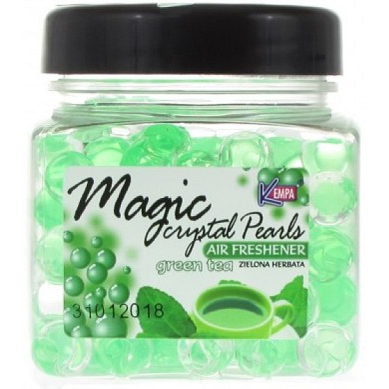 Kempa Magic Crystal Green Tea gelové kuličky osvěžovač vzduchu 150 g