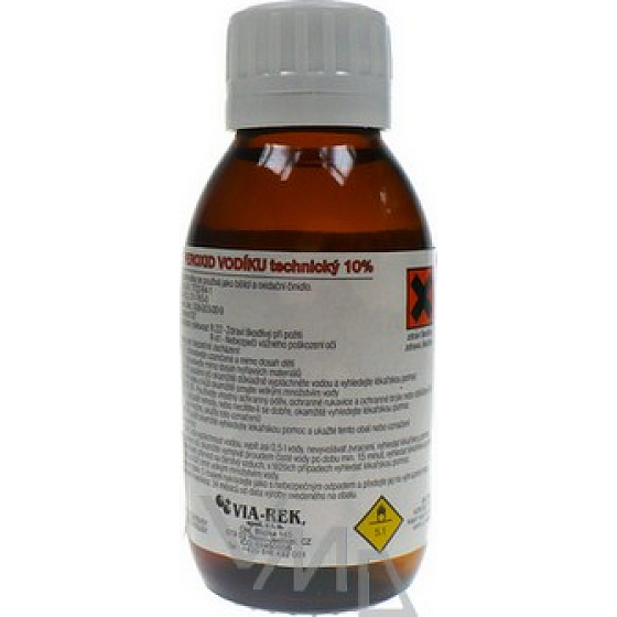 Via-Rek Peroxid vodíku technický 10% bělicí a oxidační činidlo 100 g