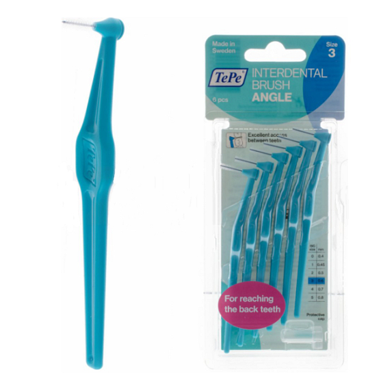 Tepe Angle Szczoteczki międzyzębowe 0,6 mm niebieskie 6 sztuk